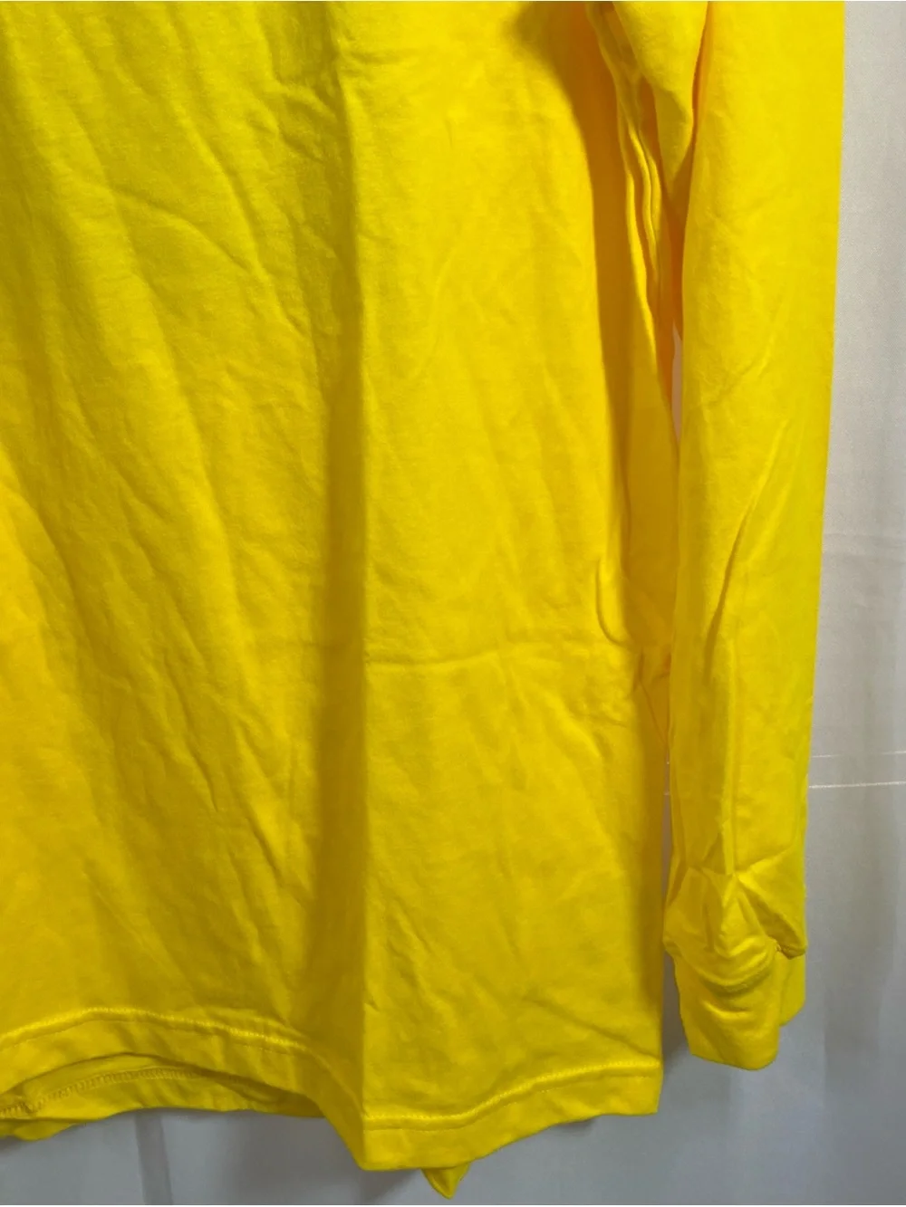 The North Face Long Sleeve Men's Crew Neck Tee Shirt Lightning Yellow XL NWT